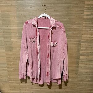 Free People shirt jacket